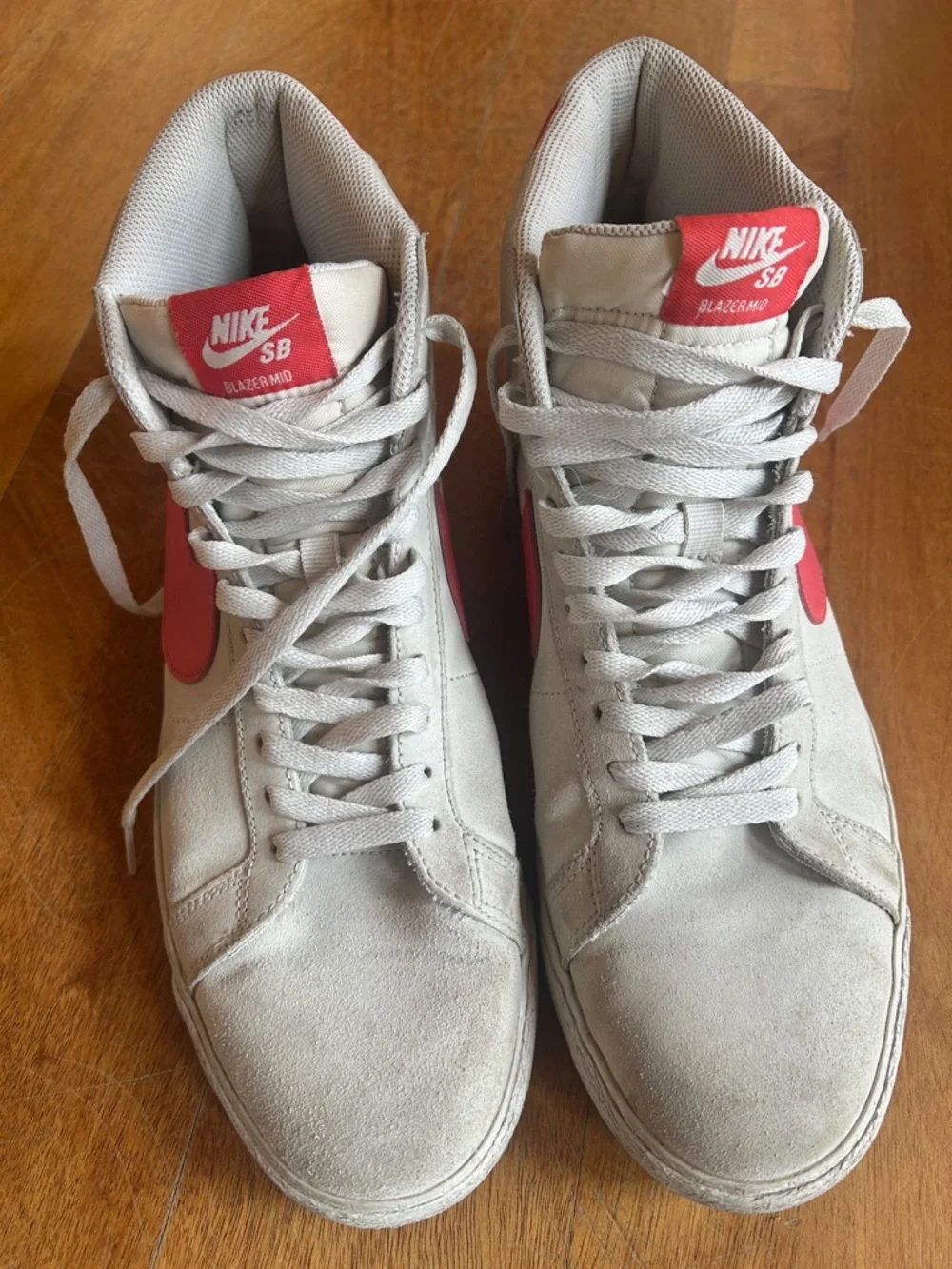 Nike SB Zoom Blazer Mid shoes - White | Orange - Picture 3 of 5